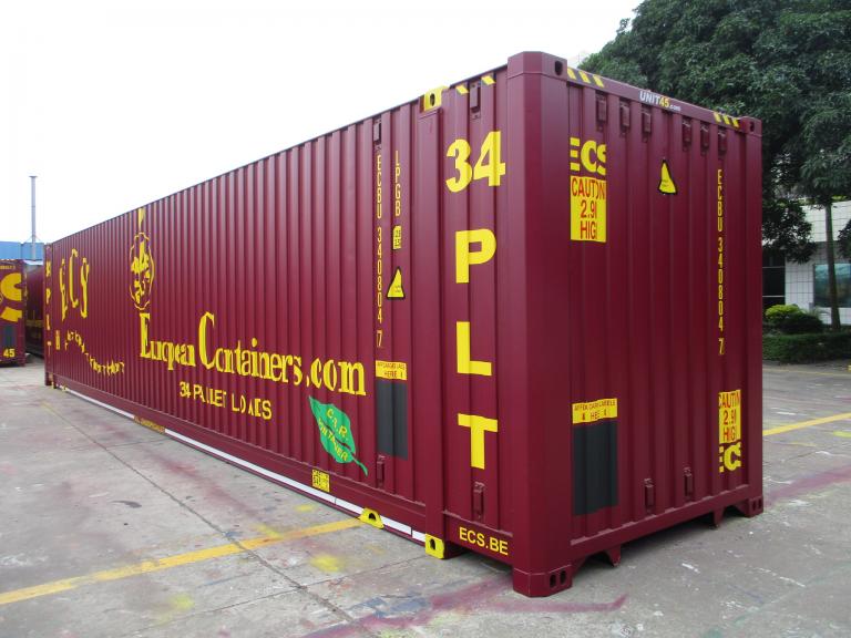 AWM SZ 45 FT highcube container ECS European containers Bianco 